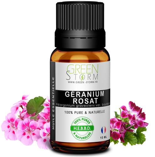 Huile essentielle géranium - huile,