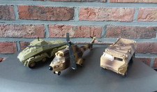  3 anciens véhicules militaire solido france en métal