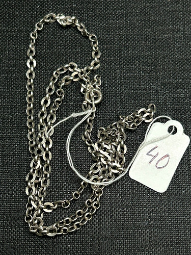 Chaine maille forçat argent - maille,