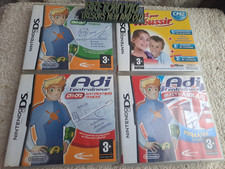 4 Jeux Adi L’Entraineur Anglais Maths Français Nintendo DS PAL FRA CM1/2  CE1/2
