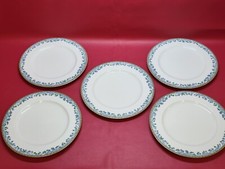 5 grandes assiettes plates Guy Degrenne modèle Toscane porcelaine Limoges 