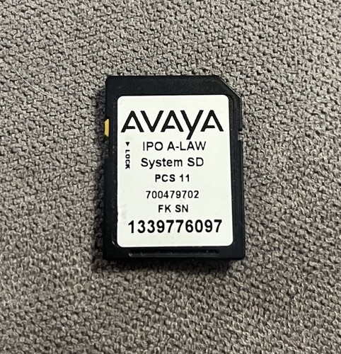 Avaya card 700479702 ipo law - card, a-law