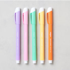 5 Surligneurs Pastel 4mm soft