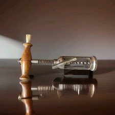 Ancien tire-bouchon à pignon et crémaillère  vintage