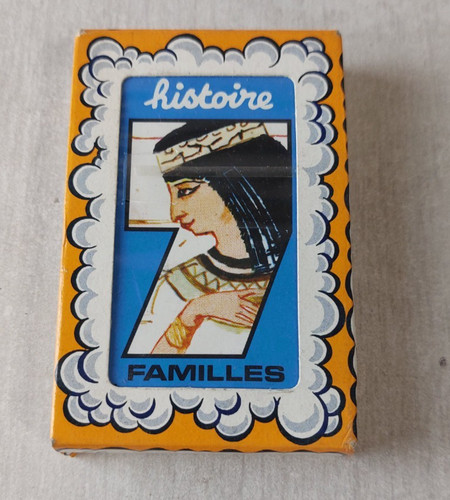 Jeu carte des familles - jeu, de