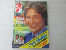 TELE 7 JOURS 1372 09.1986 Patrick SABATIER Jeanne MOREAU PPDA Muriel HERMINE