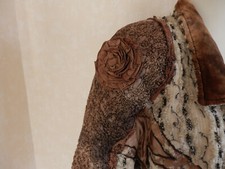 Rare! Manteau, veste  hippie chic, vintage, TBE, T 38-40