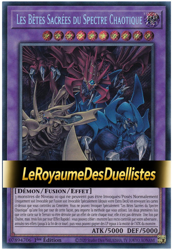 Deck bêtes sacrées - yu-gi-oh!,