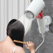 Support Sèche Cheveux Mural