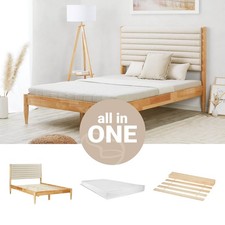 Cadre de lit rembourré