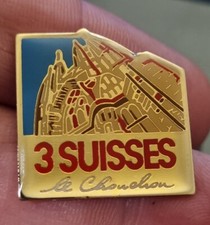 3 SUISSES LE CHOUCHOU PIN'S RARE, COLLECTION VINTAGE COLLECTOR CAROLINE LISFRANC