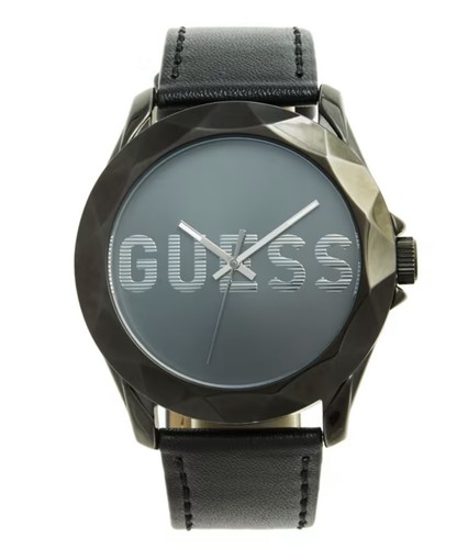 Guess watch gunmetal and black - guess,