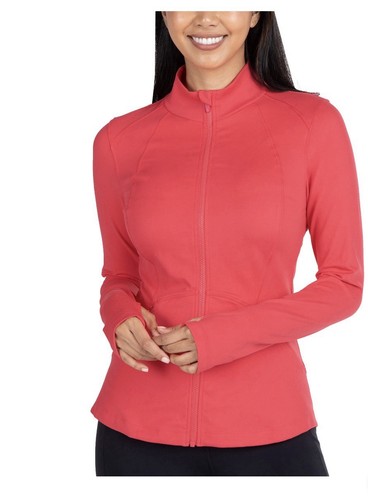 Spyder zip yoga jacket pink - zip,