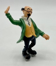 Figurine TOURNESOL en patins à roulettes - 8 cm - Série Tintin PLASTOY 1994, TBE
