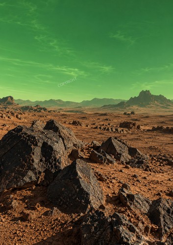 Art print desert - print,
