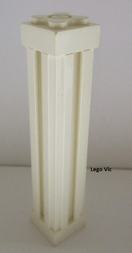 Lego support 2x2x8 white - lego,