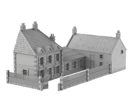 Chaumiere benouville set - chaumiere,