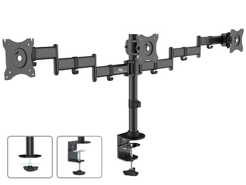 Support triple écran - Écran, 13-27"