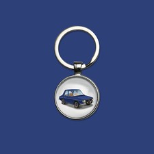 Porte-clés R12 TS bleu foncé