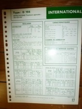 D155 - Fiche Technique IH