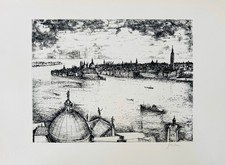 Bernard GANTNER - "Venise" - 1962 - Eau-forte originale signée - XIX