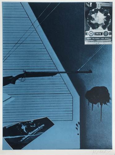 Jacques monory sérigraphie - jacques,