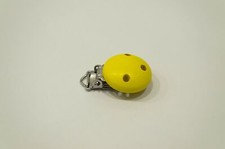 Clip Pince  Jaune en Bois 3cm