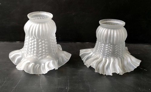 Tulipe verre depoli - en,