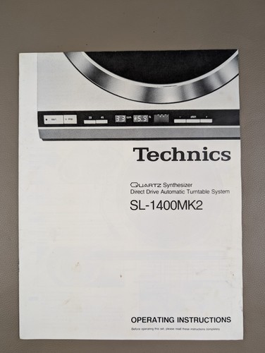 Technics 1400mk2 direct - sl-1400mk2,