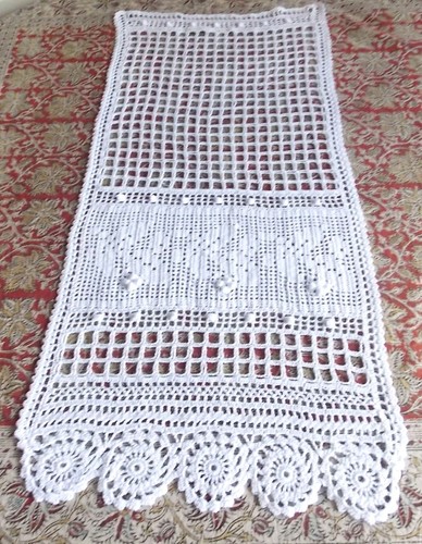 Rideau brise bise crochet - bise,