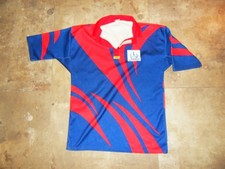 MAILLOT GAME DE L'EQUIPE DE RUGBY DE L'US SEYNOISE ANNEES 80 VINTAGE
