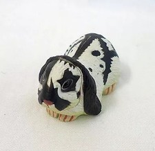 Jouet Mini Figurine 054 P27-B Lop Ear Noir & Blanc "Chocolate Egg Pet Animal