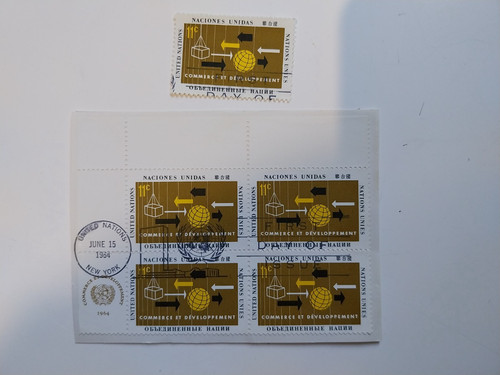 Timbres nations unies - timbres, n8