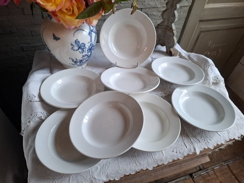 Lot assiettes creuses - de, 8