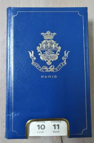 Agenda hôtel ritz de - agenda,