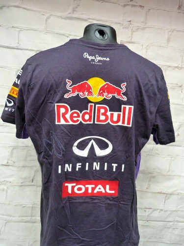 Shirt red bull racing signed - shirt,