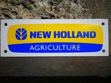 Plaque émaillée Agricole NEW HOLLAND enamel sign no john deere massey harris