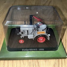 MINIATURE TRACTEUR, ENGIN AGRICOLE 1/43 EICHER ED 16/I - 1950 - HACHETTE, NEUF !
