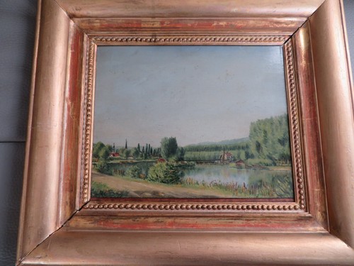 Tableau peinture paysage - peinture,