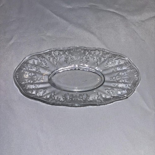 Vintage clear pressed - clear, glass