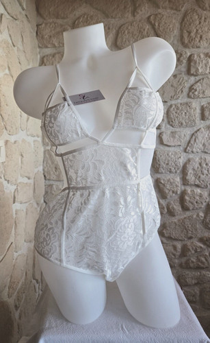 Body dentelle blanche neuf - body, en