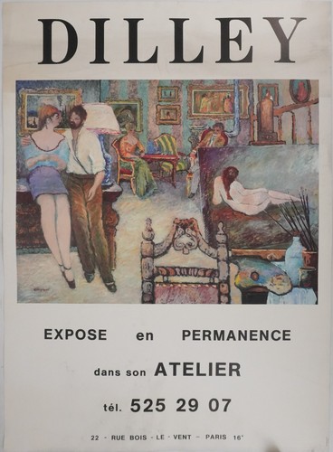 Affiche art raymond dilley - [affiche,