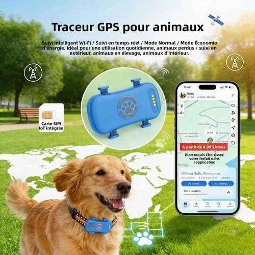 Traceur gps chiens chats - gps,