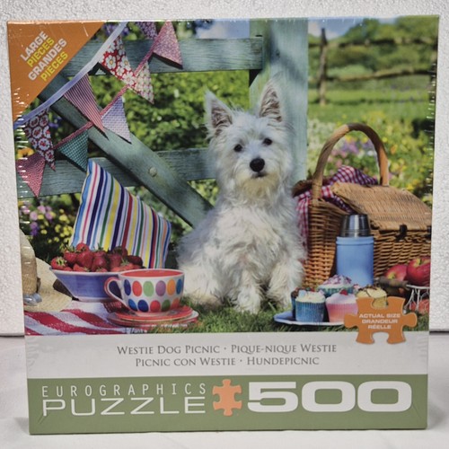 Eurographics westie dog - dog, picnic