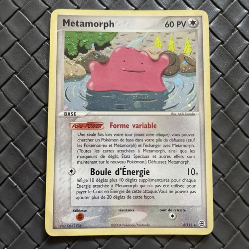 Carte pokémon metamorph 112 - carte,
