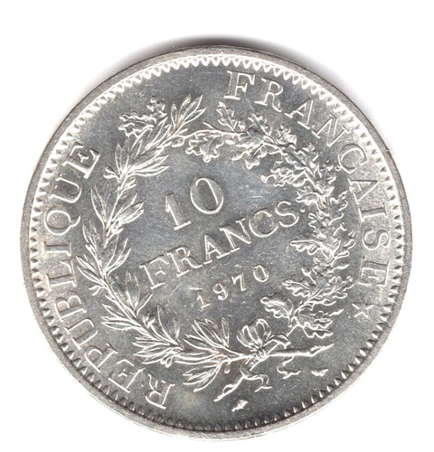 Francs hercule 1970 en - francs,