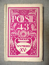 REVUE POÉSIE 43 N°15