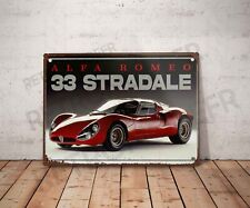 Plaque métal vintage alfa