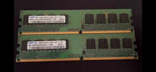 Memoire ram samsung 2x512mb - memoire,