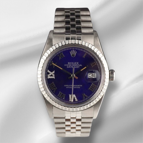 Rolex 36mm datejust acier - rolex,